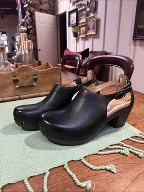 Dansko Sassy Milled Burnished Clogs
